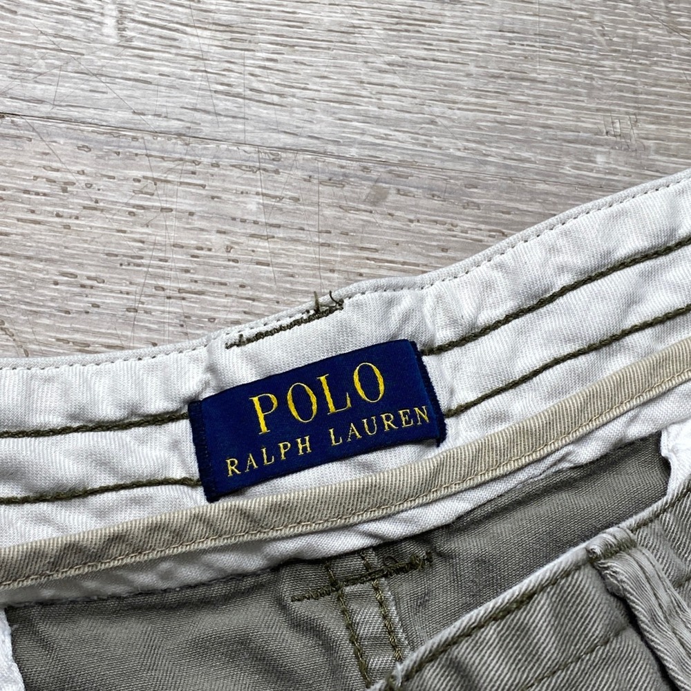 Polo Ralph Lauren Shorts Cargo Mens 38 Green Cotton  Utility - Picture 4 of 11